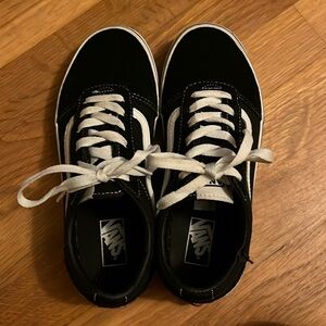 Vans black suede sneakers. Gently used still in great shape!
